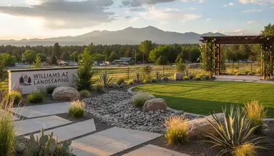 Landscaping crew serving Flagstaff, AZ with professional outdoor maintenance services