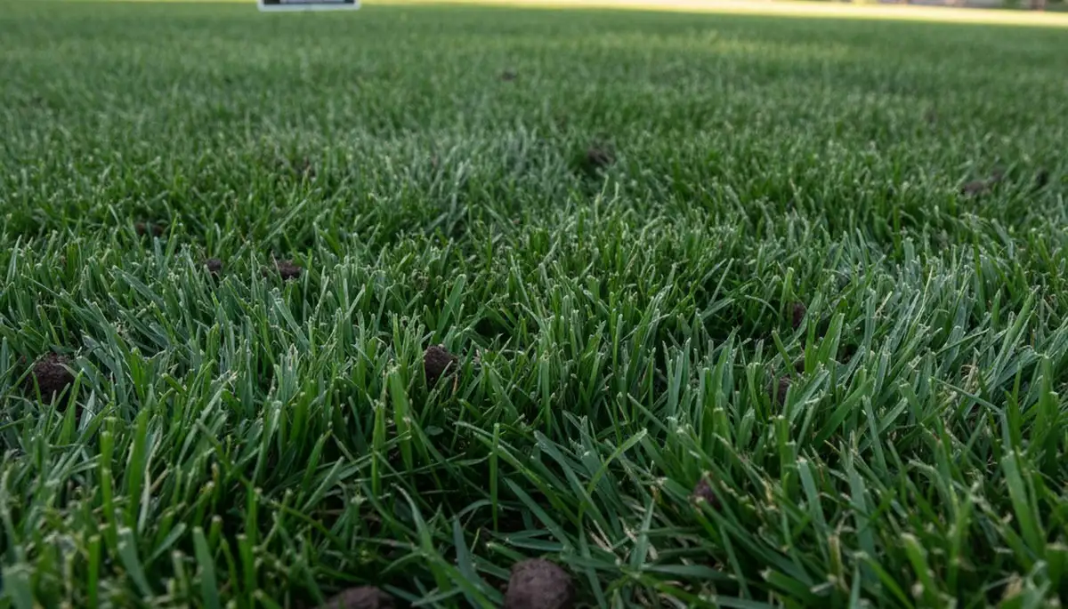 Healthy Flagstaff AZ lawn recovering after professional aeration by Chop Chop Landscaping